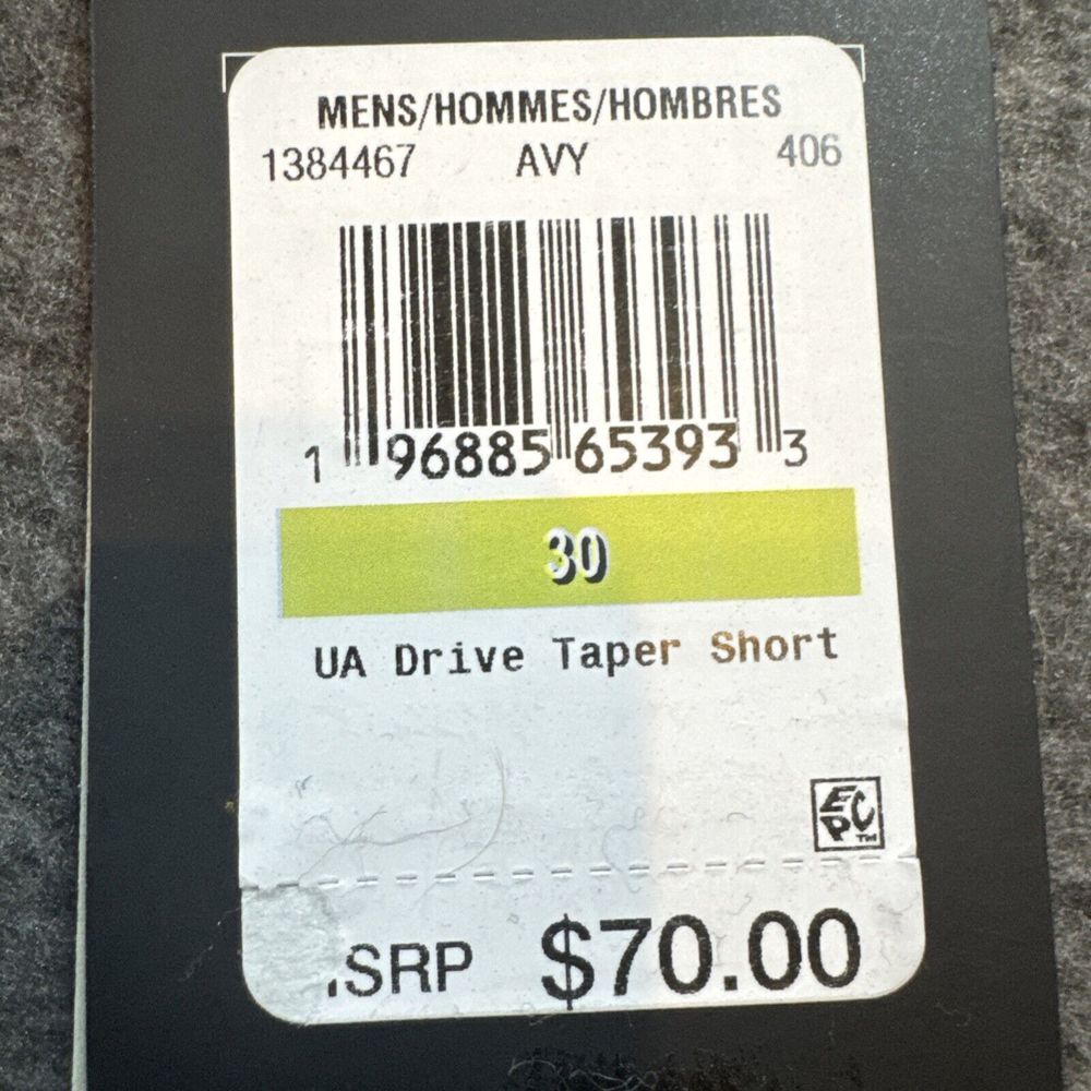 Under Armour Mens Drive Golf Shorts Tapered Photon Blue 9" Inseam Sz 30 NEW $70 - Picture 4 of 9